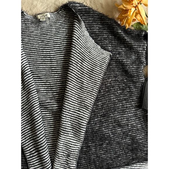 Simply Noelle Fuzzy Moto Cardigan Sweater Size S/M 8-10 - Picture 3 of 9